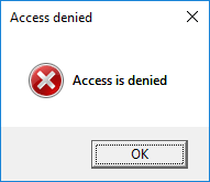 Access Denied