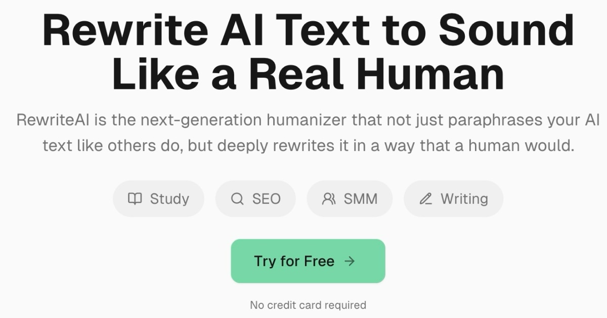 No text was provided for rewrite.